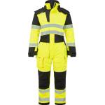 Portwest hi-vis pw3 modaflame fr516 / Светлоотразителен огнеупорен водоустойчив зимен гащеризон - жълт/черен l (fr516ybrl)