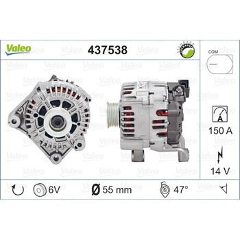 Alternátor VALEO 437538
