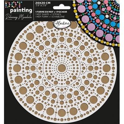 Aladine Sada na tečkování 20 cm Mandala 1 – Zboží Mobilmania