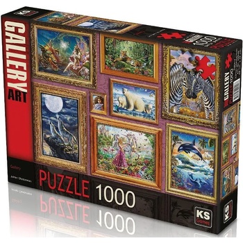 Image 1 of KS Games Авторски Пъзел от 1000 части - Галерия (68x48)