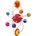 Hola Toys Интерактивна бебешка дрънкалка Hola Toys - Слънчева система (E7998)