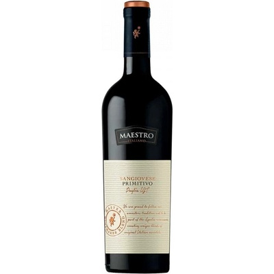 Vigne del Maestro Sangiovese Primitivo Puglia IGT 12,5% 0,75 l (holá láhev)