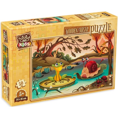 Art Puzzle Дървен пъзел Art Puzzle от 50 части - Горски приятели (5885)
