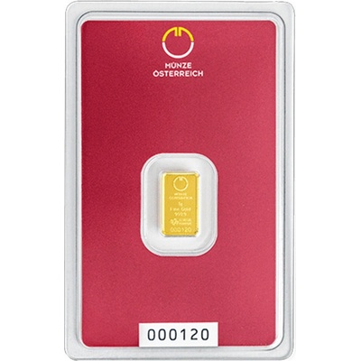 Münze Österreich Zlatý slitek 1 g – Zbozi.Blesk.cz