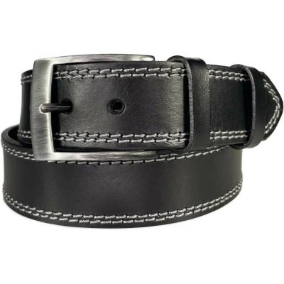 Penny Belts Kožený opasek I3-2B-60 černý