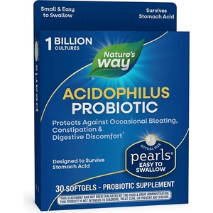 Nature's Way Pearls® Probiotic / Пърлс® Пробиотик, 1 млрд. активни пробиотици x 30 софтгел капсули Nature’s Way (04293)