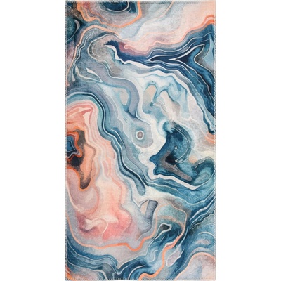 Vitaus Синьо-розов килим подходящ за пране 60x100 cm Colors of Joy - Vitaus (KRN-6213-60x100)