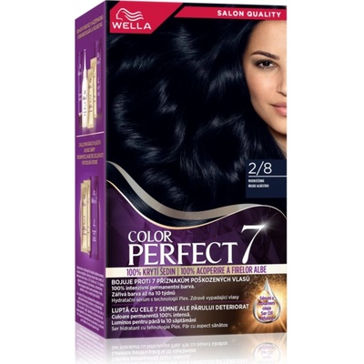 Wella Color Perfect боя за коса цвят 2/8 Blue Black