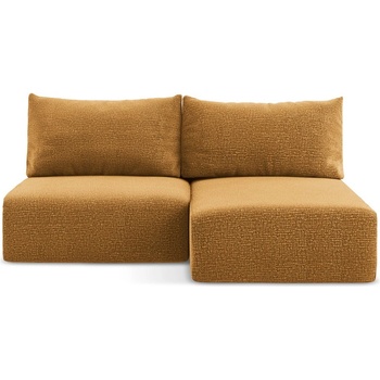 makamii Оранжев разтегателен ъглов диван с място за съхранение (десен ъгъл) Kalena - Makamii (KALENA_RCOF_38_P1_C5)