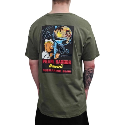 Alpha Industries Pearl Harbor T Back Print Dark Olive
