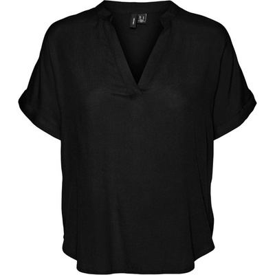 Vero Moda HALENKA S VÝSTŘIHEM ČERNÁ