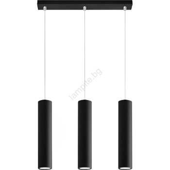 BOWI Пендел KARADON 3xGU10/30W/230V черен (BW0379)