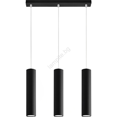 BOWI Пендел KARADON 3xGU10/30W/230V черен (BW0379)