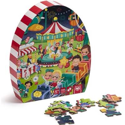 Eurekakids - Пъзел 100 части - Увеселителен парк