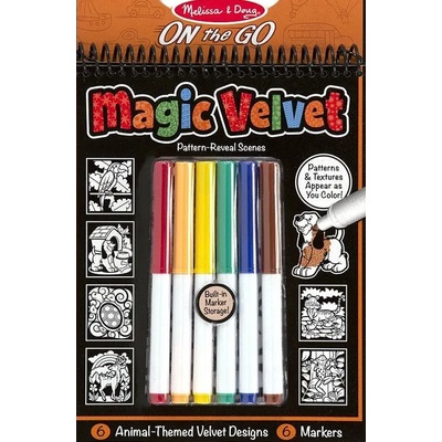 Melissa & Doug Книжка Melissa and Doug - Магическо кадифе, животни (15397)