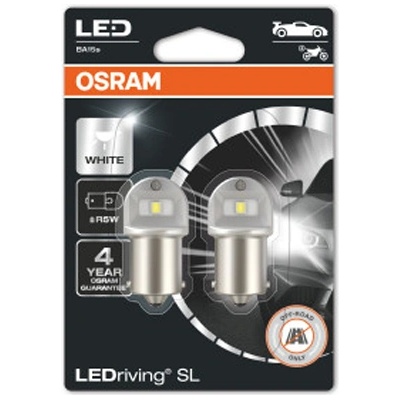 Крушка OSRAM LED, 12V, 0.5W, 6000K, 50lm, 2 броя