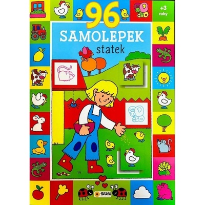 Statek 96 samolepek kniha pro nejmenší