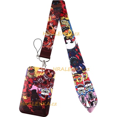 Šňůrka na krk 24069 s cedulkou FNAF, Freddy