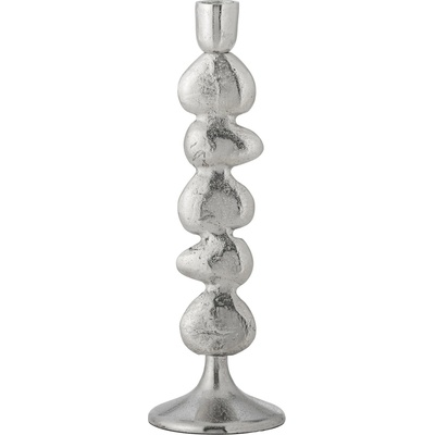 Bloomingville Kovový svietnik Metina Silver 28,5 cm