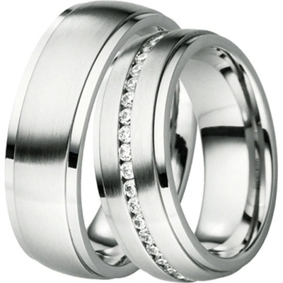 ST-88073 Ocelové snubní prsteny
