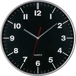 TOPS Стенен часовник TOPS TOPiCO Hemera, аналогов, кварцов механизъм, черен (58-0400940) Будилник