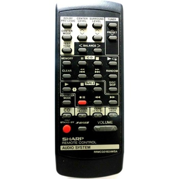 GENERAL SHARP RRMCG0182AWSA - съвместимо дистанционно управление на марката General (RRMCG0182AWSA)