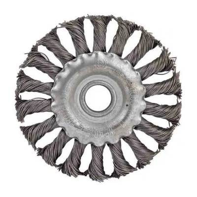 Raider Четка телена за ъглошлайф Ø 200 мм плоска, плетена raider