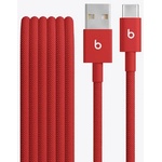 Beats Audio USB-A to USB-C Woven Cable (1.5 m) - Rapid Red (mfej4zm/a)