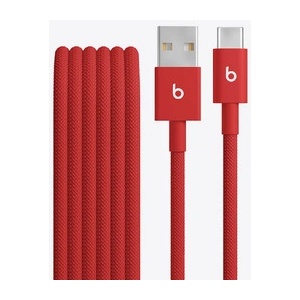 Beats USB-A to USB-C Woven Cable (1.5 m) - Rapid Red (mfej4zm/a)