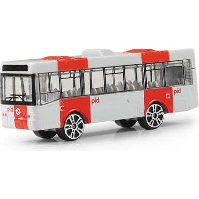 Rappa Kovový autobus červený 18 cm