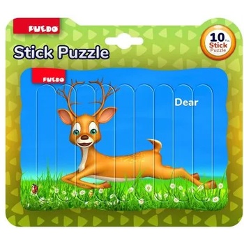 PUEDO toys Мек пъзел Животни двустранен стик елементи 10ч. Пуедо puedo b2202