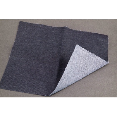 Elastická jeansová nažehľovacia záplata - rozmer 15 cm x 20 cm - tmavo modrá