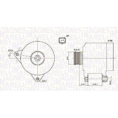 Generátor MAGNETI MARELLI 063731914010