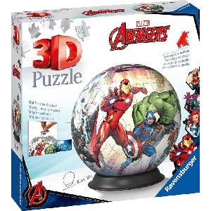 Ravensburger - Puzzle Puzzleball: Marvel Avengers - 40 - 99 piese