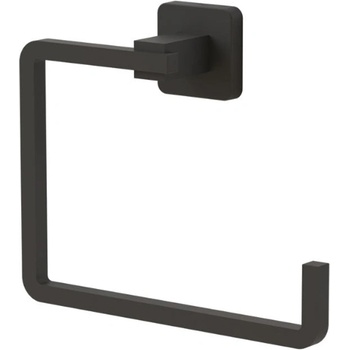 Tekno-Tel Закачалка за кърпа tekno tel tr mg 335b, 19х14х6 см, Закрепване с дюбел, Матово черно (9999150005)