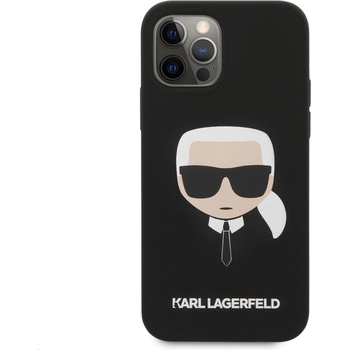 KARL LAGERFELD Гръб Karl Lagerfeld Head Silicone Case за iPhone 12/12 Pro 6.1 - Черен (3700740482728)