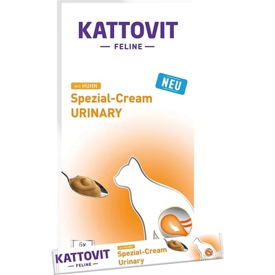 Kattovit Cestoviny Urinary Cream s kuracím mäsom 6 x 15 g