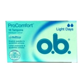 O.B. ProComfort Light Days tampóny 16 ks