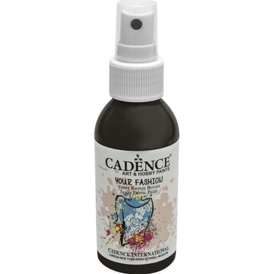 Cadence Barva na textil Your Fashion hnědá 100 ml
