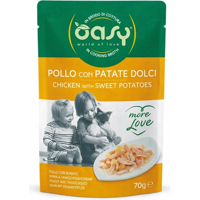 OASY More Love Chicken with sweet potatoes 70 g