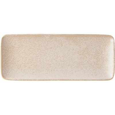 MIJ Servírovací tanier WHITE FADE 29,5 x 12 cm obdĺžnik čierny
