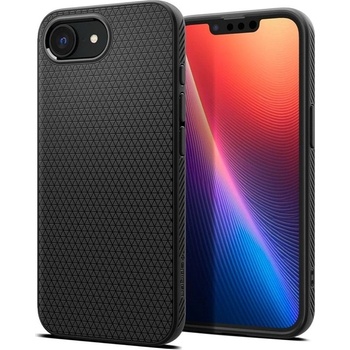 Spigen Калъф Spigen - Liquid Air, iPhone 16e, черен (8809971239912)