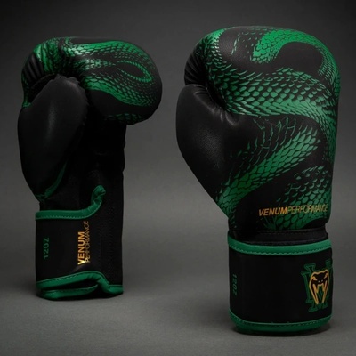 VENUM Боксови Ръкавици Venum Matupa Boxing Gloves - Black/Green/Gold - 10 oz