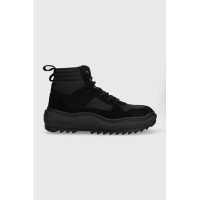 Tommy Jeans Маратонки Tommy Jeans TJM MIX MATERIAL BOOT в черно EM0EM01245 (EM0EM01245)