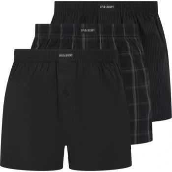 Lyle and Scott Боксерки Lyle and Scott Men's Pk Boxer Boxers - Chk Blk Strp