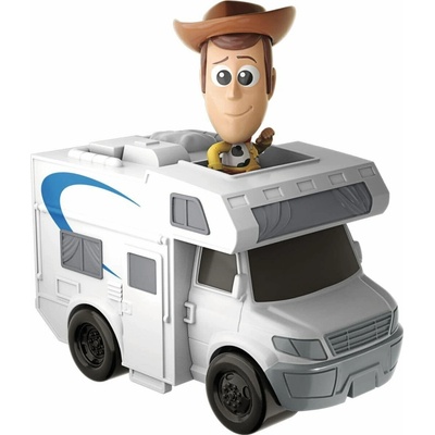 MATTEL Toy Story 4: Príbeh hračiek - Woody s vozidlom