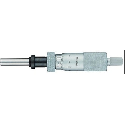 Mitutoyo Vestavné mikrometrické hlavice s rozsahem 25 a 50 mm velké provedení s aretací 0-25 mm plochá jednoduchá řehtačka 151-225-10