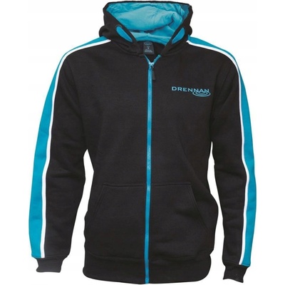 Drennan mikina Full Zipped Hoody Black