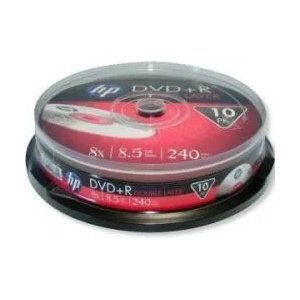 HP DVD+R 8.5Gb 8X - шпиндел 10бр. Dual Layer