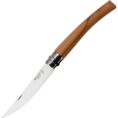 Opinel N°10 Effile Slim rukoväť Oliva, leštená oceľ 002562